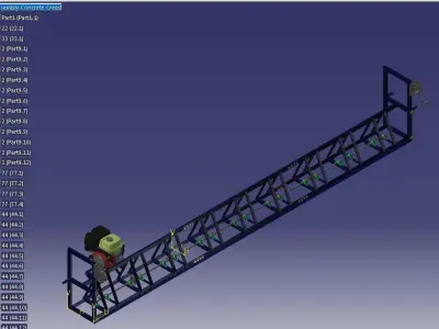 Concrete Creed 6 Meter 3D model