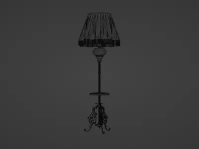 Antique lampshade 3D model
