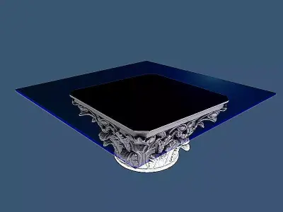 Classic coffee table 3 3D model