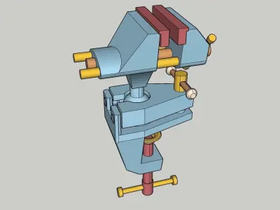 Rotary vise 3D model