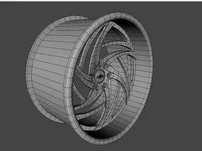 WHEEL BASED on JXT FORGED REVOLT 3D model