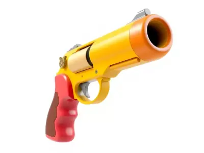 Vibrant Flare Gun model pack Low-poly 3D model