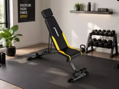 Adjustable Workout Bench Equipment 3D model