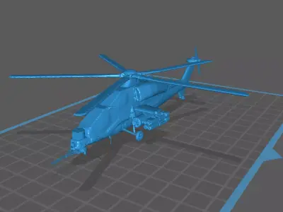 T129 ATAK HELICOPTER 3D print model