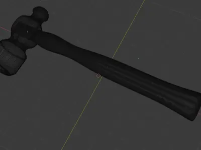 Hummer hammer Low-poly 3D model