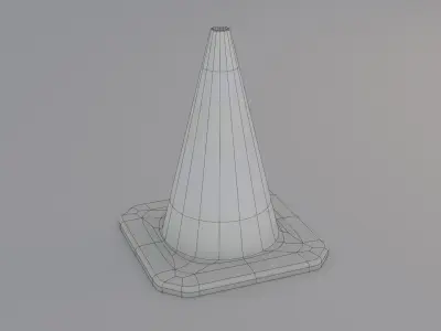 Traffic Cone Free 3D model order