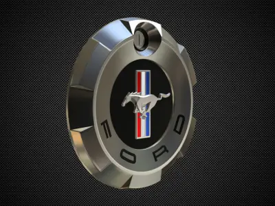 horse logo 3D model V2