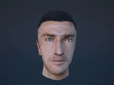 soldier helmet Low-poly 3D model