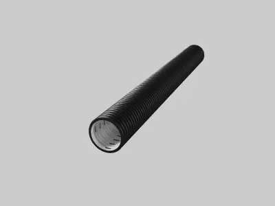 Corrugated drainage pipes KORSYS highpoly 3D model