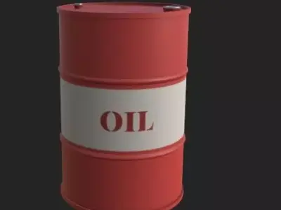 Oil Barrel Free 3D model by chithraharidoss