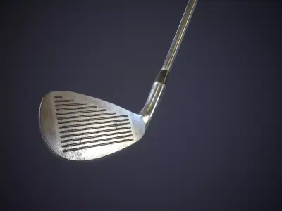 Classic Golf Club Low-poly 3D model