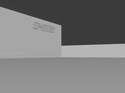 Scene Automotive Blender Free low-poly 3D model