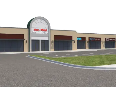 Retail-170 Retail Store 3D model