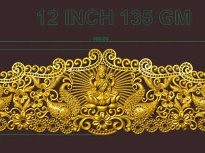 Nakshi Vaddanam For Brides BELT LAXMI JI NEW MODEL  3D print model