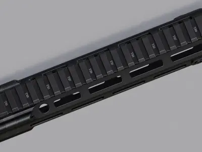 MFR-Rail-XL Low-poly 3D model