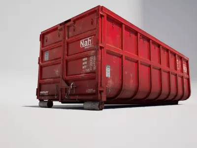Construction Waste Container 3D model
