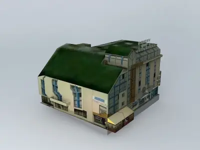 Berck Plage  Neptune Hotel Free 3D model