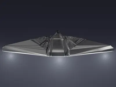 Spaceship 003 3D model