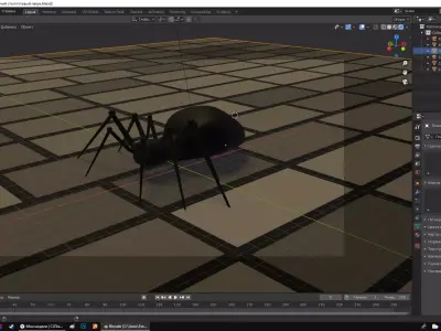 spider 3D model purchase