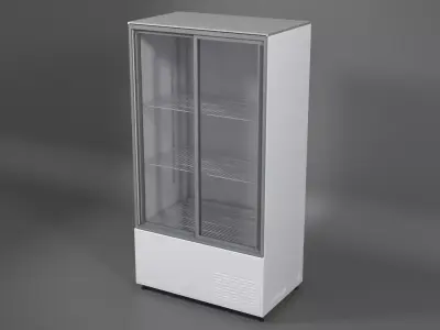 Refrigerated Display Case Low-poly 3D model