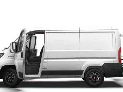Fiat Ducato Van L1H1 HQ Interior 2023 3D model
