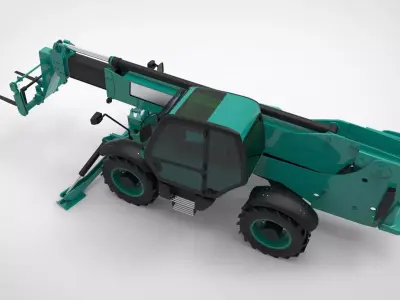 Telehandler forklift 3D model
