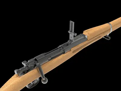 1903 springfied Low-poly 3D model