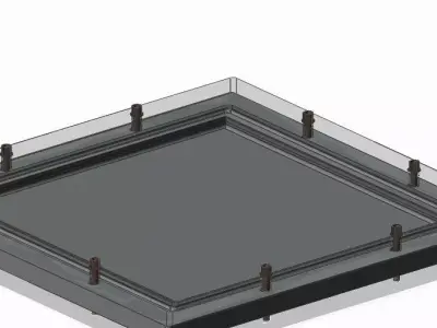 Composite compression die Free 3D model