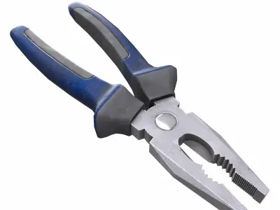 Pilash Plier Hand Tool Low Poly Low-poly 3D model