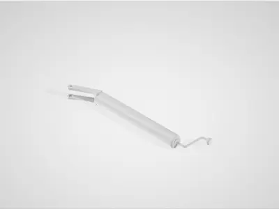 Trailer Jockey wheel - Trailer Jack Free 3D model