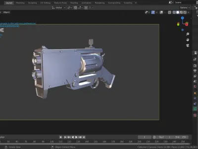 black friday sci-fi gun 3d NEW YEAR SALE Free 3D model