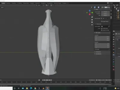 Low-Poly Pigeon Free 3D model