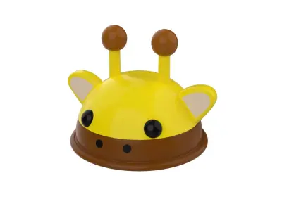 Giraffe Hat Cute Low-poly 3D model