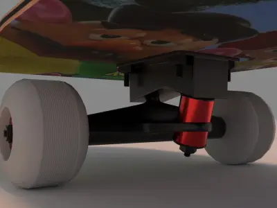 Toy Story Pixar Skateboard 3D model