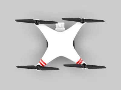 Generic Quadcopter Drone Free 3D model