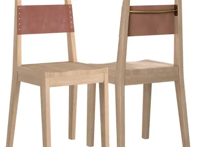 No-24 Chair and Brandywine Dining Table 3D model