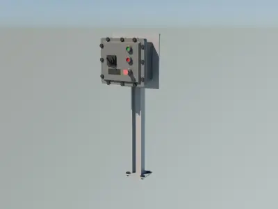 Console controller Low-poly 3D model