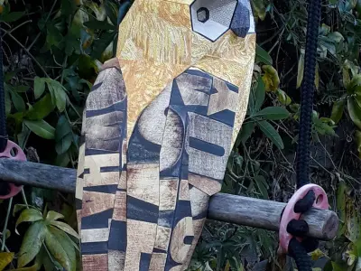 Owl lowpoly paper Free low-poly 3D model