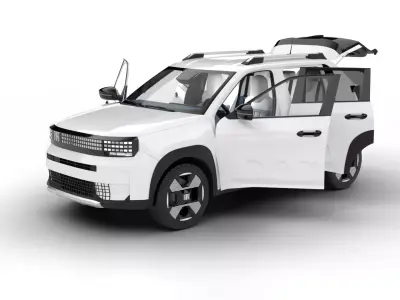 Fiat Grande Panda Petrol 2026 HQ 3d model 3D model