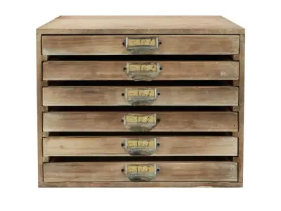 Maisons du monde ANTOINE range-courier Free low-poly 3D model