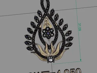 FASION PENDANT 3D model