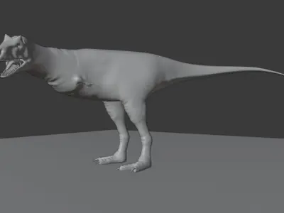 Carnotaurus t - rex dinosaur Free low-poly 3D model