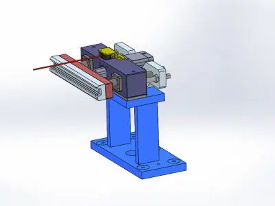 Automotive Seat Track Marriage andTest Station 3D model