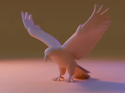 American eagle 3D print model