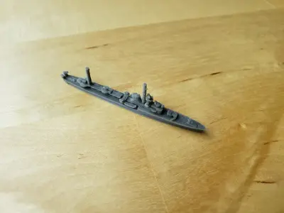 Italian Soldati Class Destroyer Warship Free 3D print model