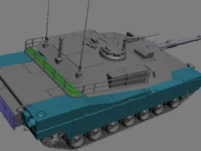 tank military 3D model purchase