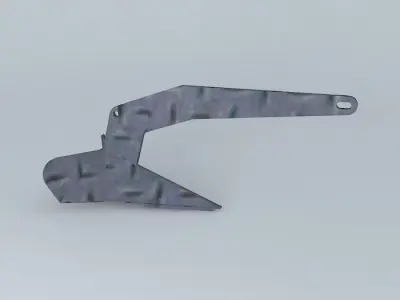 Delta anchor 4 kg 3D model