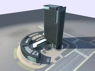 Office Building 3D model 127