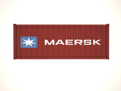 ship container 3D model by 512pixel