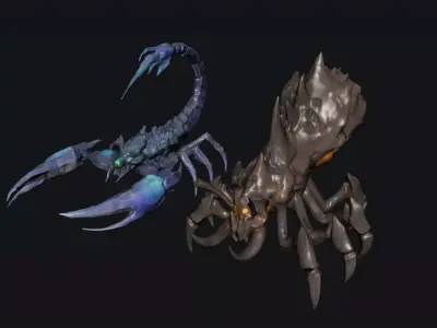 Creatures Scorpion 3D model